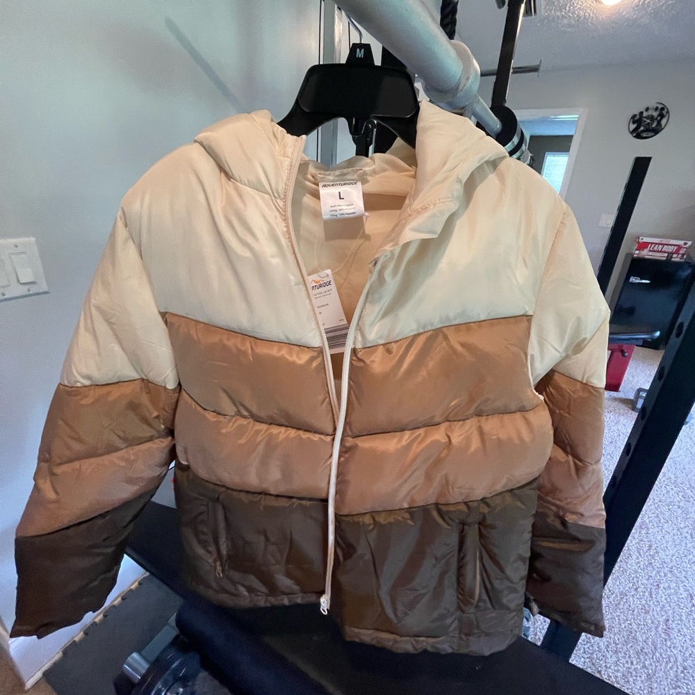 Colorblock Puffer Jacket